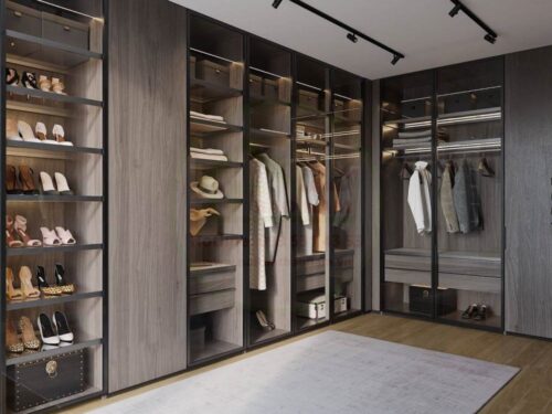 Tủ Quần Áo Nhôm Nội Thất Omega