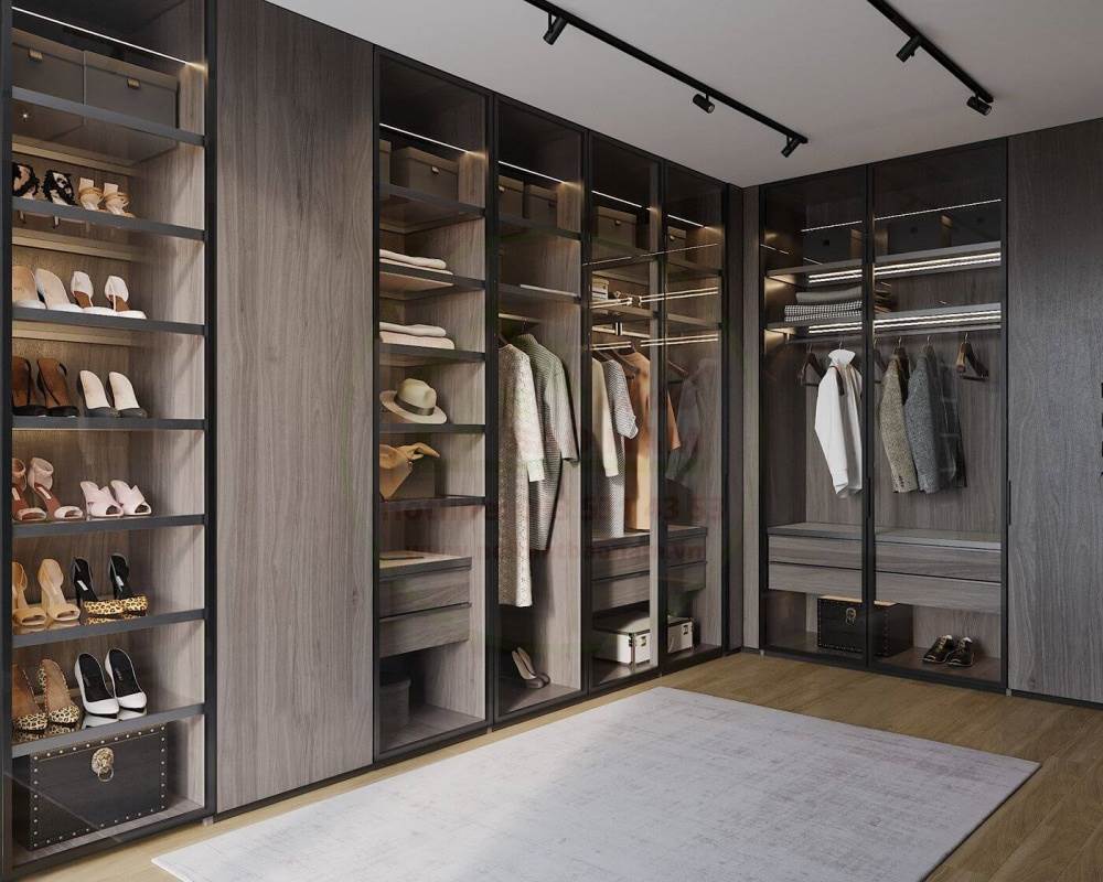 Tủ Quần Áo Nhôm Nội Thất Omega