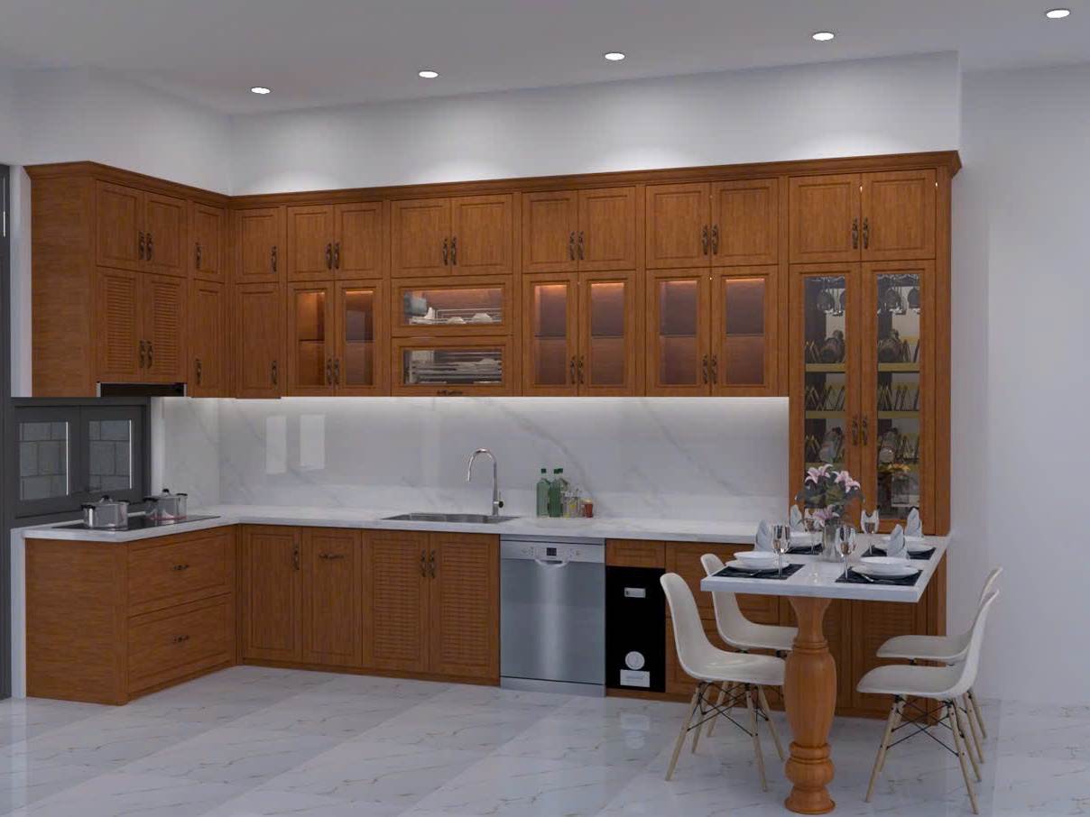 Tủ Bếp Cổ Điển