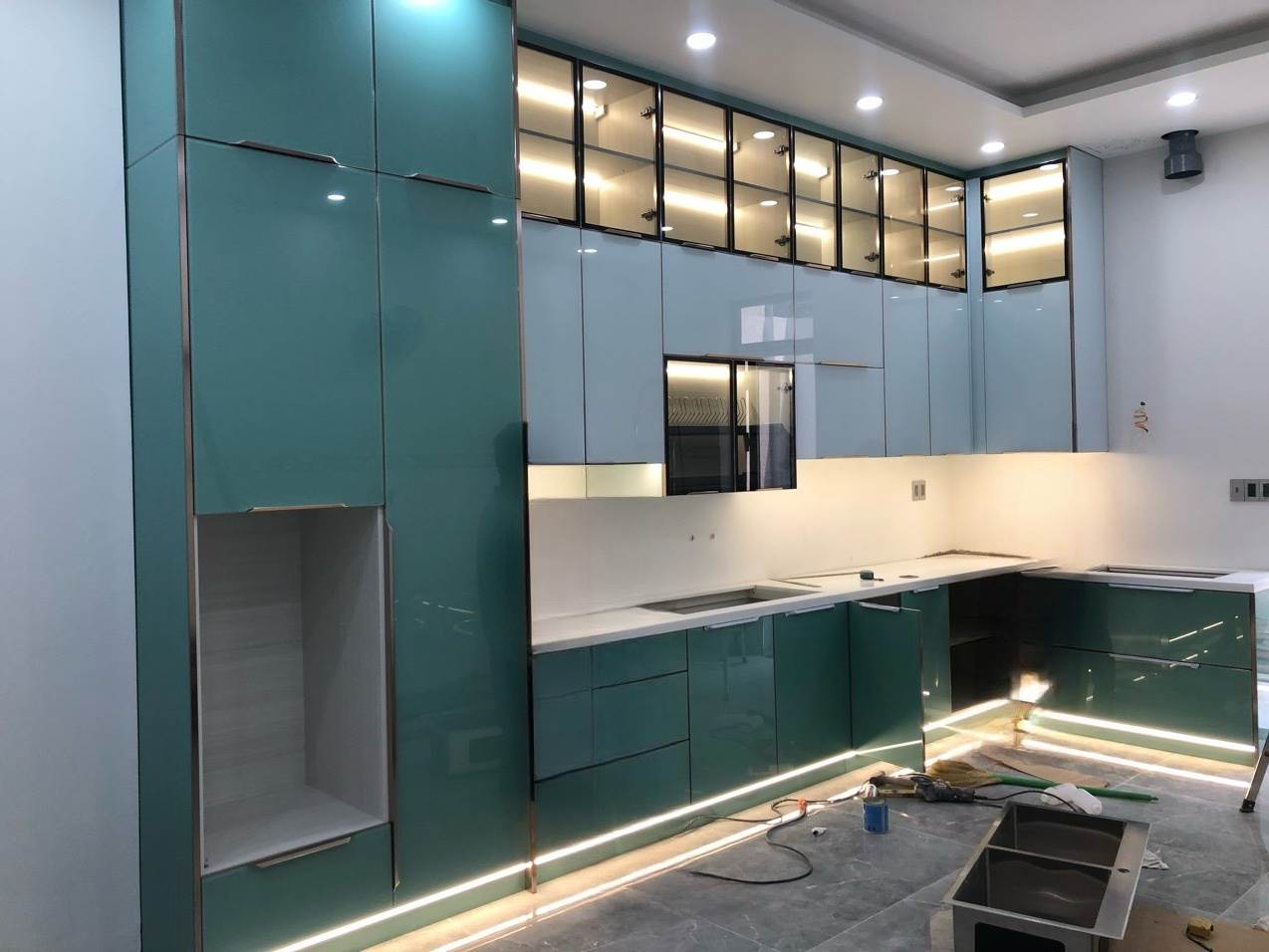 Tủ Bếp Hợp Kim Nhôm