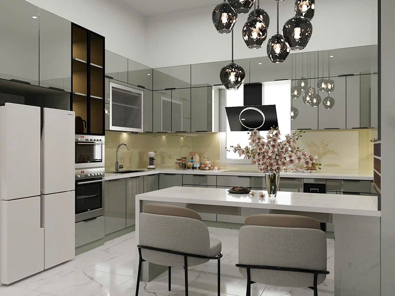 Tủ Bếp Nhôm Hợp Kim Nguyên Tấm