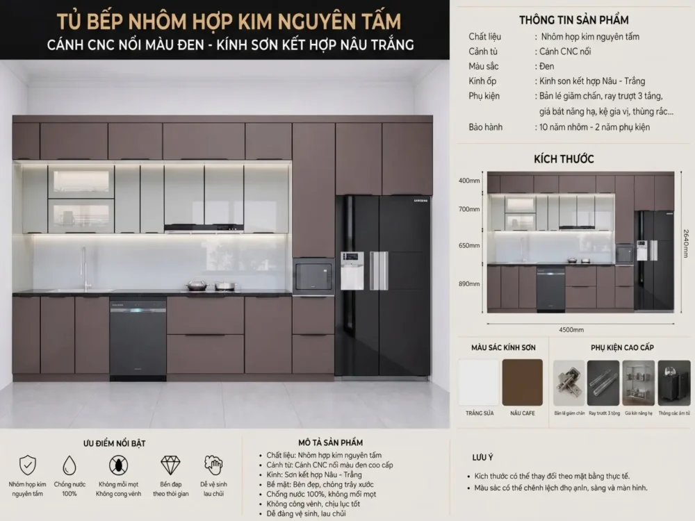 Tủ Bếp Chữ I