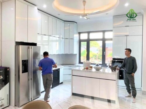 Tủ Bếp Nhôm Kính Cao Cấp
