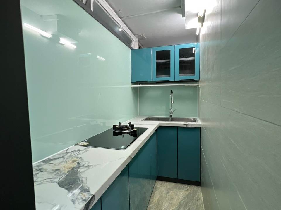 Tủ Bếp Nhôm Kính Cao Cấp