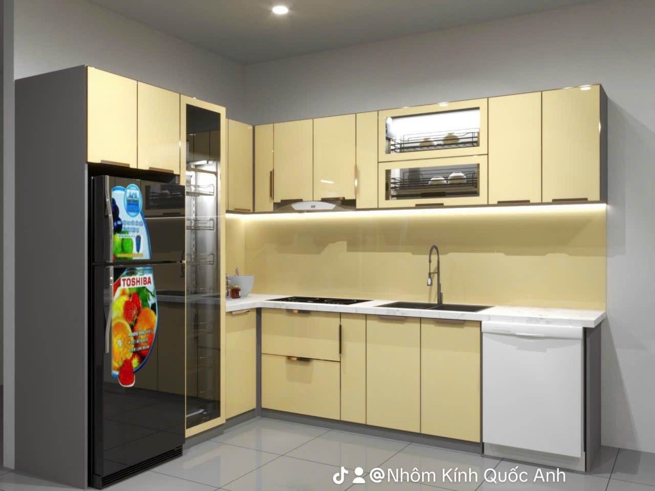 Tủ Bếp Nhôm Ocean Luxury