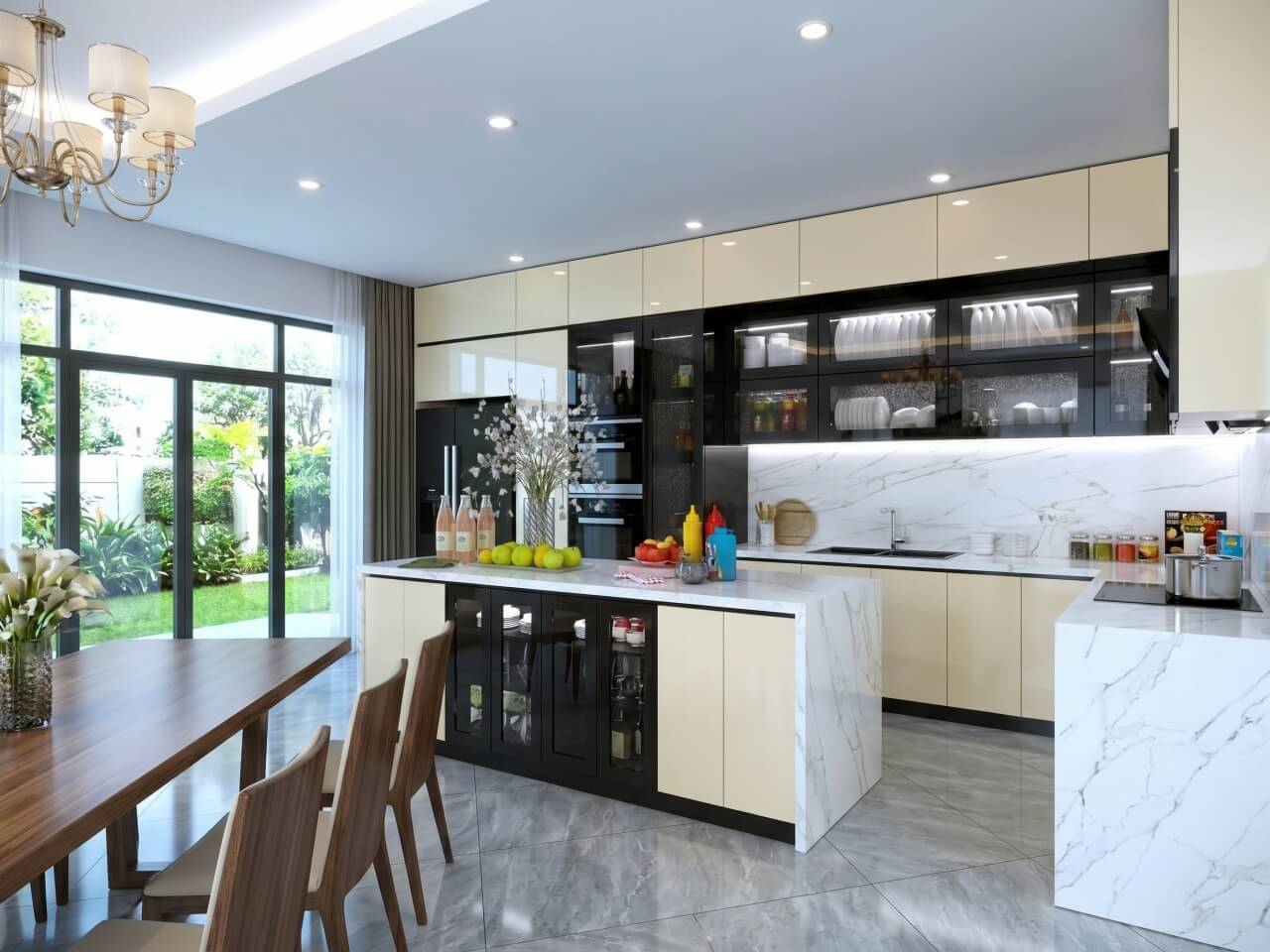 bàn đảo bếp